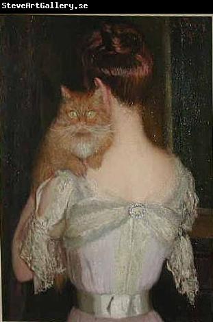 Lilla Cabot Perry Woman with Cat